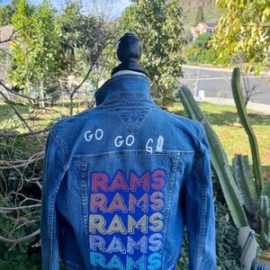 Women's Tommy Hilfiger Rams Jean Jacket-Medium (Shirt sold Separately)